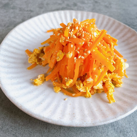 【レシピ】にんじんシリシリ|焦葱鶏油