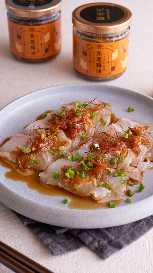 【レシピ】鯛のカルパッチョ｜焦葱鶏油