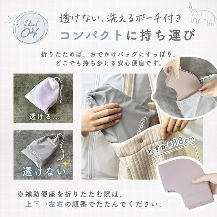 Kirarily 折りたたみ補助便座