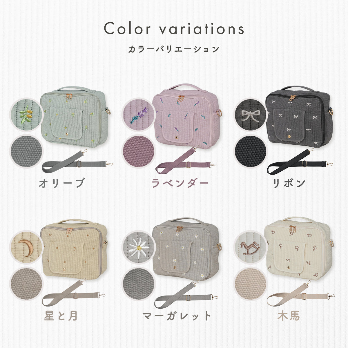 Kirarily Nubiおしりふきポケット付きおむつポーチ
