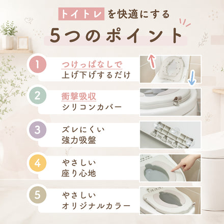 Kirarily つけっぱなし補助便座
