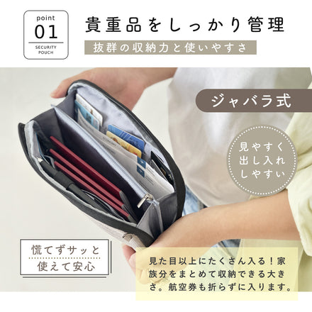 パスポートケース (セキュリティポーチ)