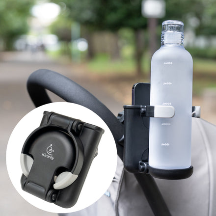 折りたためるベビーカードリンクホルダー